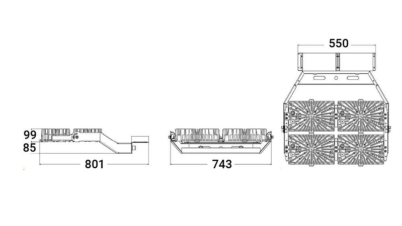 Arianna Petrarca 3.0 LED Four Module Diagram