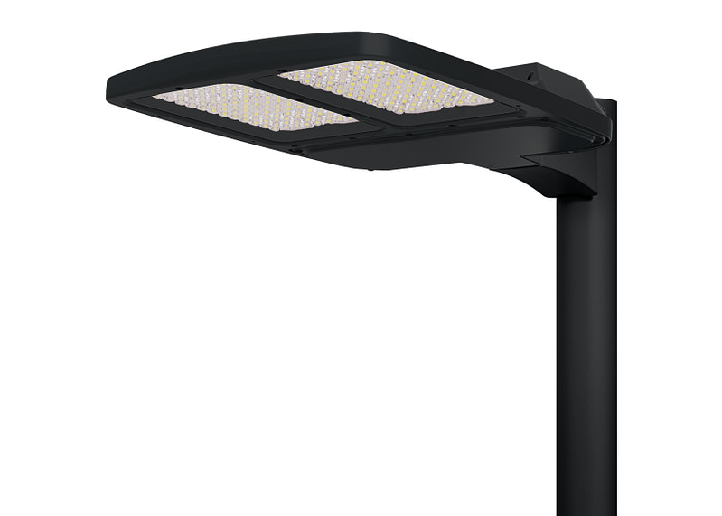 Product photo of the Cree Lighting OSQ (C Series) LED fixture on a white background, highlighting its slim and modern design.