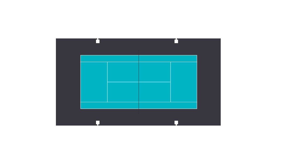 Single Residential Lighting Layout four pole & luminaire scheme