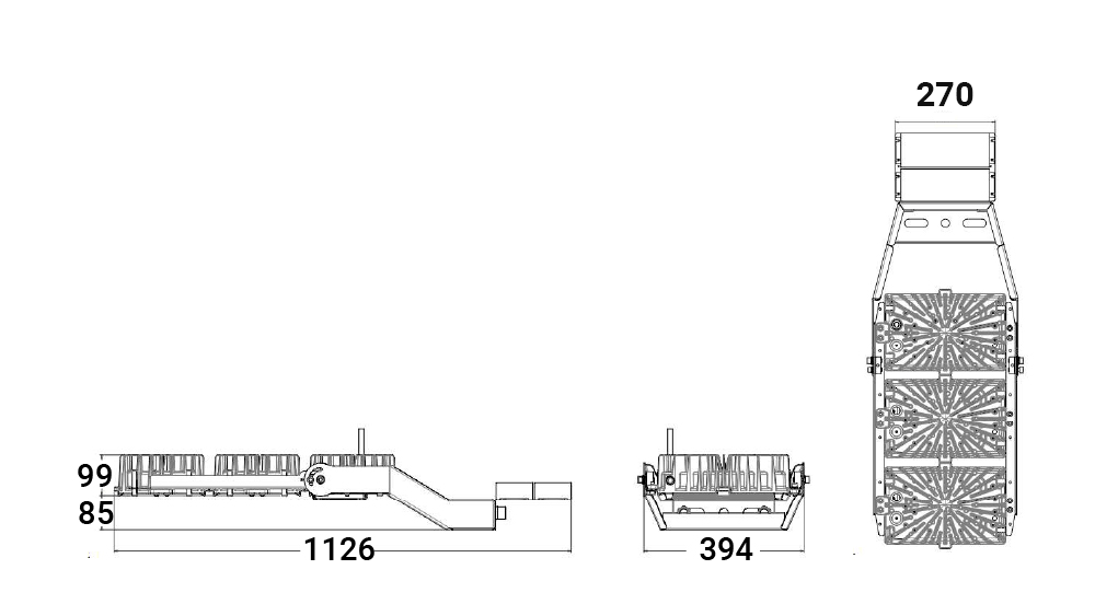 Arianna Petrarca 3.0 LED Three Module Diagram